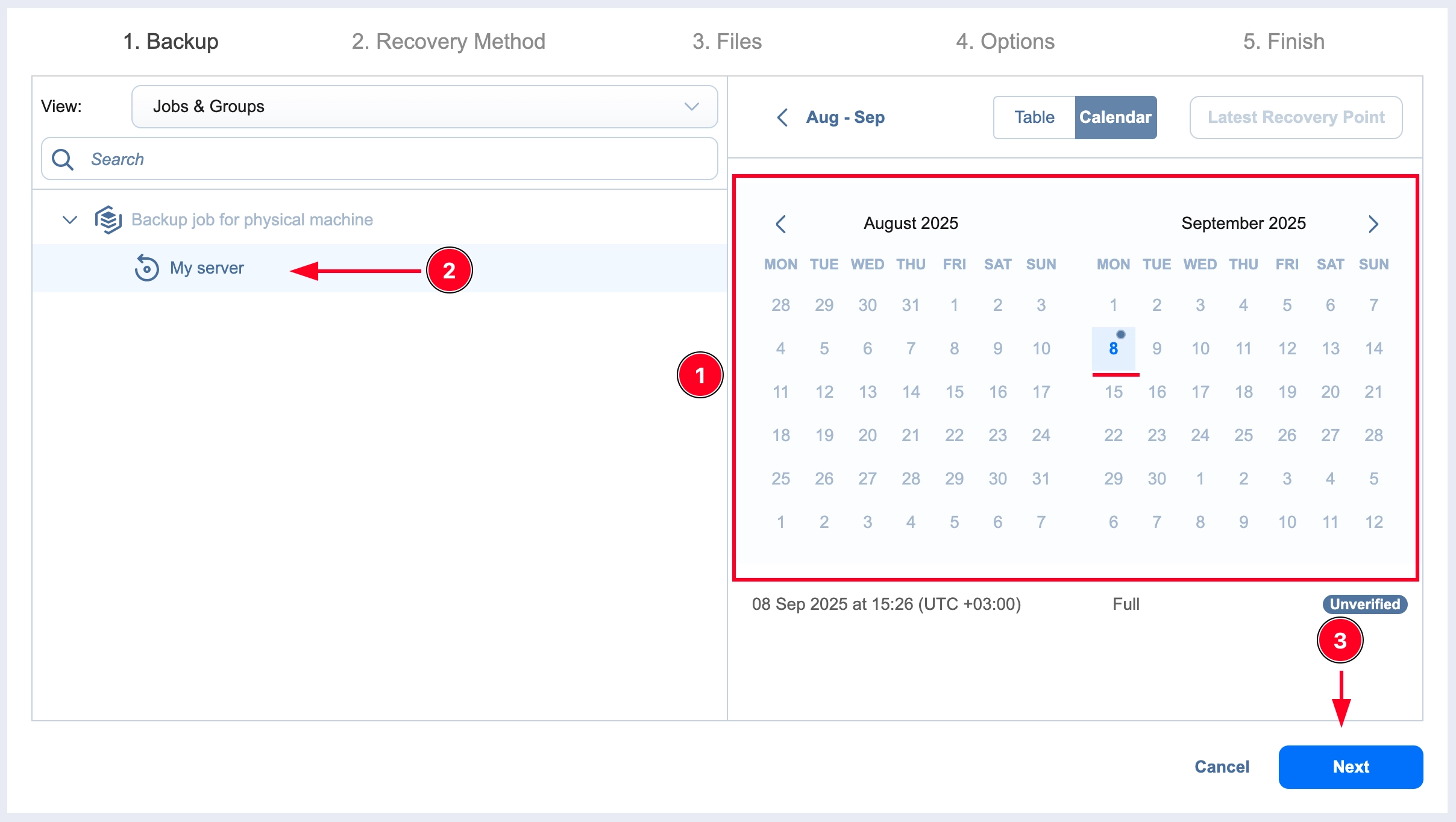 Резервное копирование сервера с помощью службы INTROSERV Backup